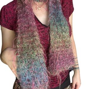Multicolor Fuzzy Scarf